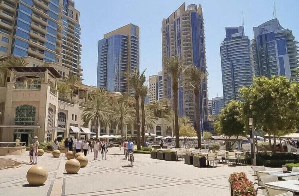 Luxury Apartments In Dubai Marina Bagian luar foto